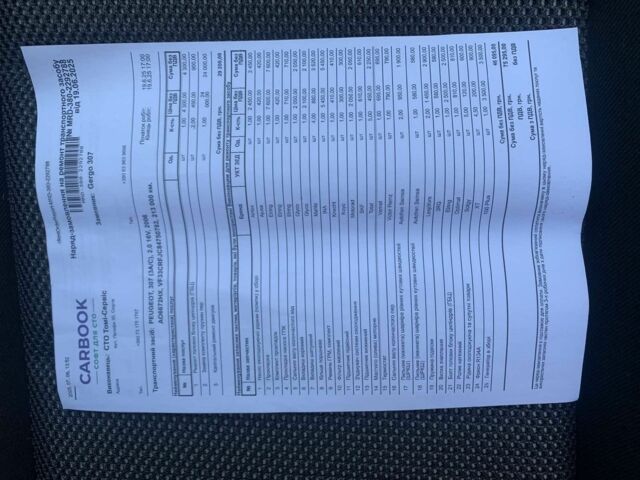 Красный Пежо 307, объемом двигателя 2 л и пробегом 206 тыс. км за 4400 $, фото 18 на Automoto.ua