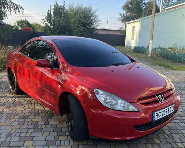 Красный Пежо 307, объемом двигателя 2 л и пробегом 250 тыс. км за 4850 $, фото 2 на Automoto.ua