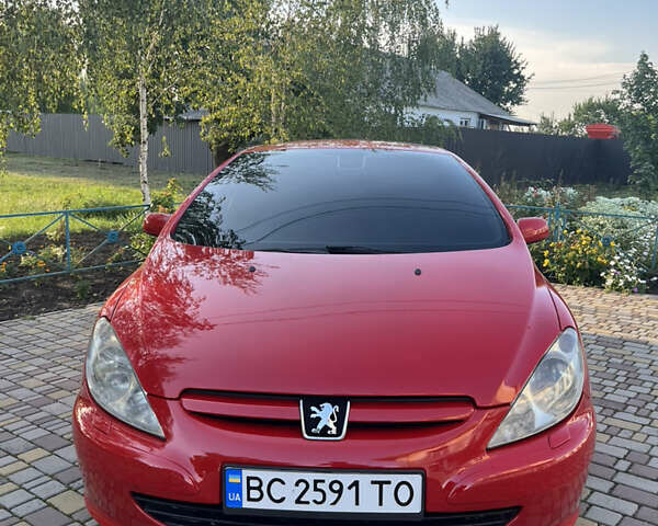 Красный Пежо 307, объемом двигателя 2 л и пробегом 250 тыс. км за 4850 $, фото 1 на Automoto.ua