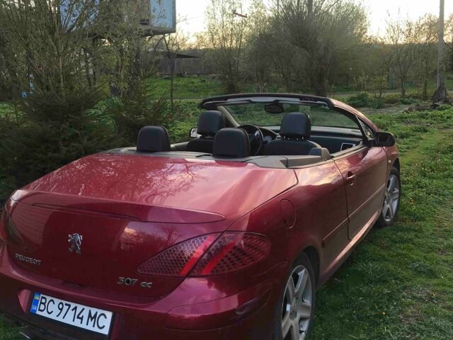 Красный Пежо 307, объемом двигателя 2 л и пробегом 219 тыс. км за 4092 $, фото 1 на Automoto.ua