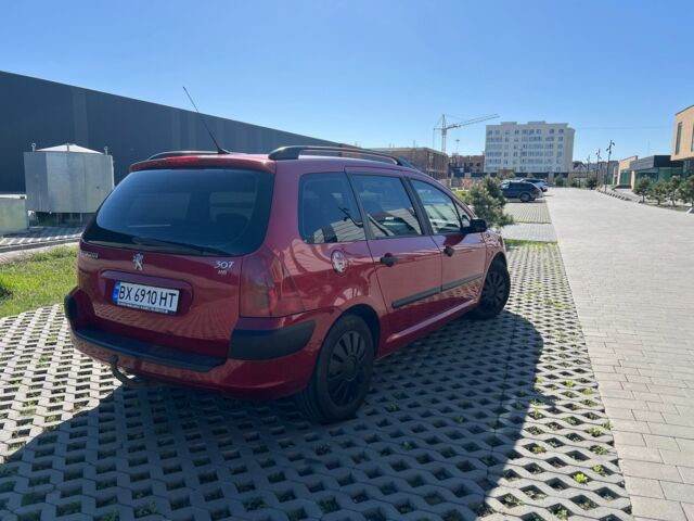 Червоний Пежо 307, об'ємом двигуна 2 л та пробігом 379 тис. км за 4000 $, фото 8 на Automoto.ua