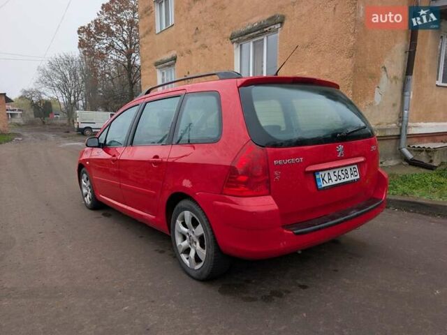 Красный Пежо 307, объемом двигателя 1.59 л и пробегом 350 тыс. км за 3650 $, фото 14 на Automoto.ua