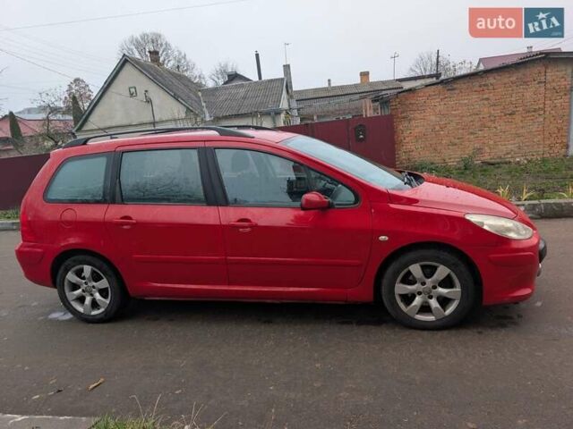 Красный Пежо 307, объемом двигателя 1.59 л и пробегом 350 тыс. км за 3650 $, фото 8 на Automoto.ua