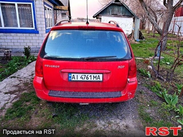 Красный Пежо 307, объемом двигателя 16 л и пробегом 255 тыс. км за 3400 $, фото 10 на Automoto.ua