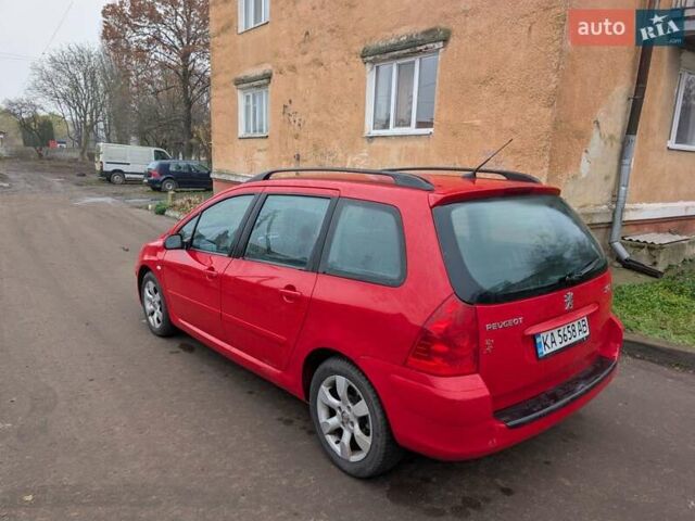 Красный Пежо 307, объемом двигателя 1.59 л и пробегом 350 тыс. км за 3650 $, фото 13 на Automoto.ua