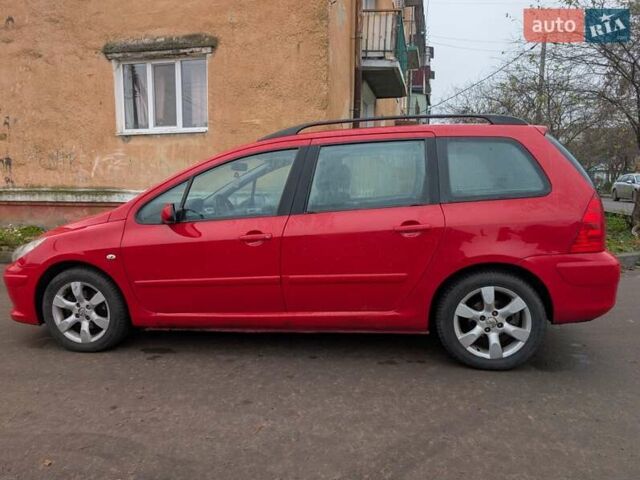Красный Пежо 307, объемом двигателя 1.59 л и пробегом 350 тыс. км за 3650 $, фото 12 на Automoto.ua
