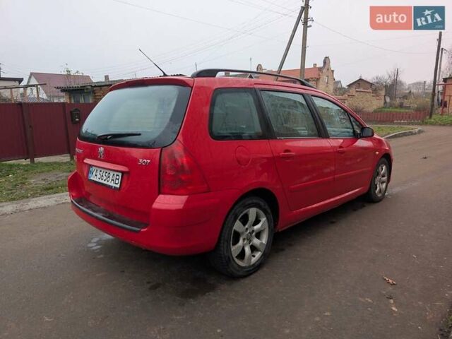 Красный Пежо 307, объемом двигателя 1.59 л и пробегом 350 тыс. км за 3650 $, фото 9 на Automoto.ua