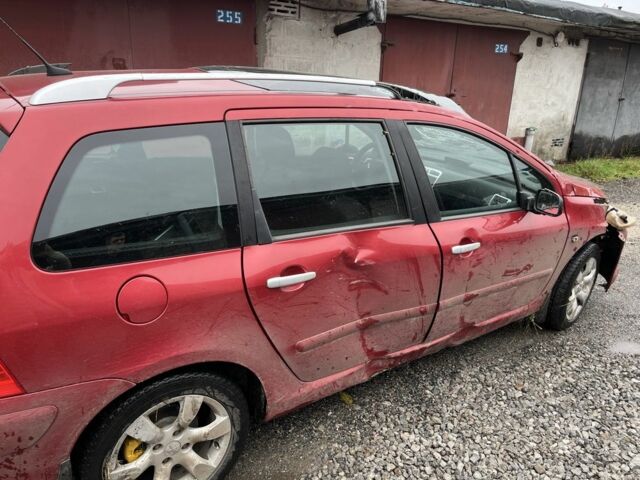 Пежо 307 2007 в Кривом Роге на Automoto.ua Красный Пежо 307, объемом двигателя 2 л и пробегом 272 тыс. км за 2100 $, фото 3 на Automoto.ua