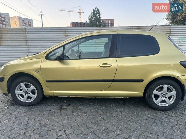 Жовтий Пежо 307, об'ємом двигуна 1.59 л та пробігом 292 тис. км за 2800 $, фото 3 на Automoto.ua