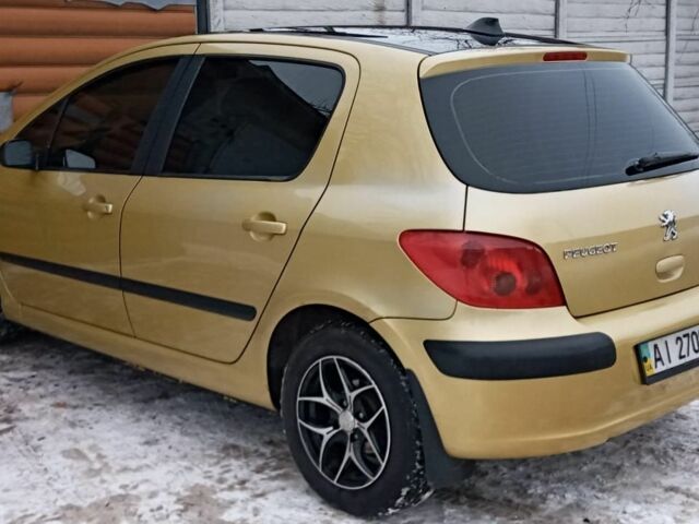 Желтый Пежо 307, объемом двигателя 1.6 л и пробегом 300 тыс. км за 3000 $, фото 12 на Automoto.ua