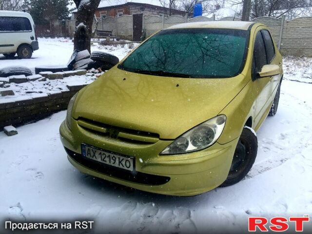 Жовтий Пежо 307, об'ємом двигуна 1.6 л та пробігом 307 тис. км за 3200 $, фото 6 на Automoto.ua