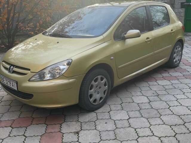 Жовтий Пежо 307, об'ємом двигуна 1.6 л та пробігом 243 тис. км за 3780 $, фото 2 на Automoto.ua