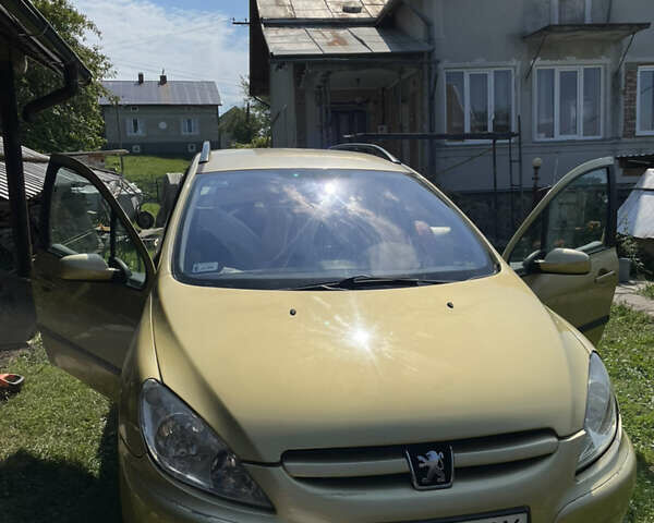 Жовтий Пежо 307, об'ємом двигуна 2 л та пробігом 210 тис. км за 3000 $, фото 1 на Automoto.ua