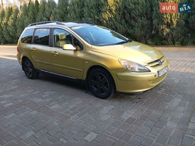 Жовтий Пежо 307, об'ємом двигуна 1.97 л та пробігом 382 тис. км за 2900 $, фото 1 на Automoto.ua