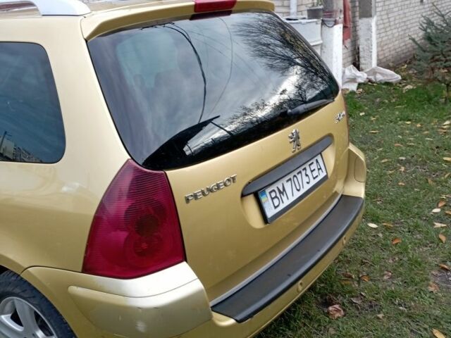 Жовтий Пежо 307, об'ємом двигуна 1.6 л та пробігом 240 тис. км за 3102 $, фото 4 на Automoto.ua