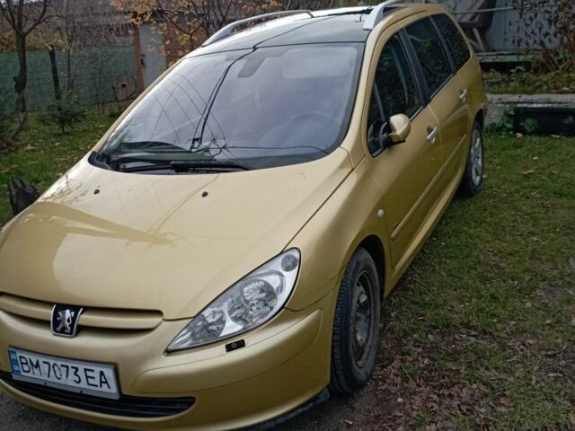 Жовтий Пежо 307, об'ємом двигуна 1.6 л та пробігом 240 тис. км за 3102 $, фото 1 на Automoto.ua