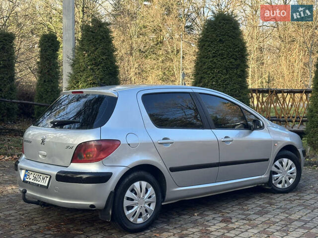 Сірий Пежо 307, об'ємом двигуна 1.4 л та пробігом 380 тис. км за 2999 $, фото 50 на Automoto.ua