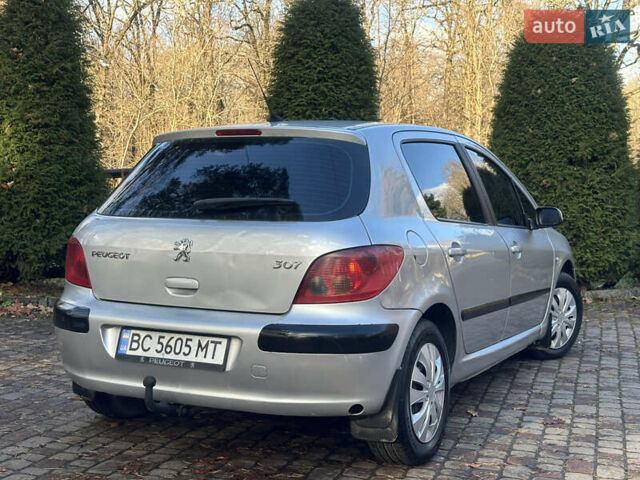 Сірий Пежо 307, об'ємом двигуна 1.4 л та пробігом 380 тис. км за 2999 $, фото 54 на Automoto.ua