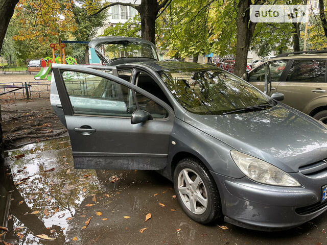 Сірий Пежо 307, об'ємом двигуна 1.6 л та пробігом 198 тис. км за 4500 $, фото 5 на Automoto.ua
