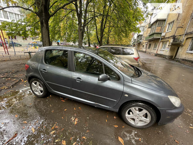 Сірий Пежо 307, об'ємом двигуна 1.6 л та пробігом 198 тис. км за 4500 $, фото 4 на Automoto.ua