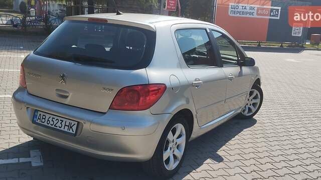 Сірий Пежо 307, об'ємом двигуна 2 л та пробігом 174 тис. км за 4600 $, фото 4 на Automoto.ua