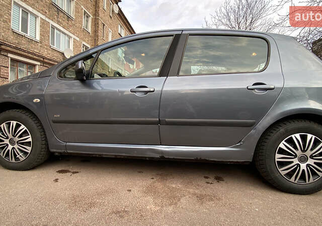 Серый Пежо 307, объемом двигателя 1.56 л и пробегом 286 тыс. км за 3900 $, фото 8 на Automoto.ua