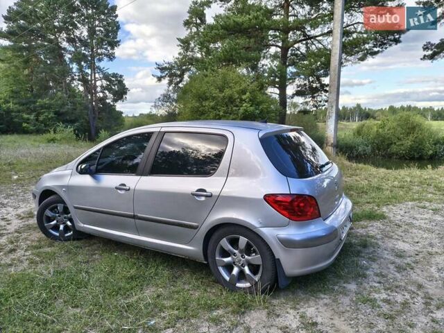 Серый Пежо 307, объемом двигателя 2 л и пробегом 185 тыс. км за 4400 $, фото 11 на Automoto.ua