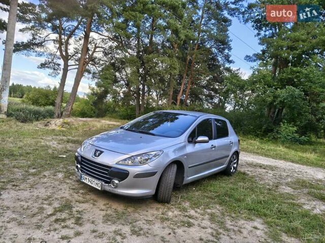 Серый Пежо 307, объемом двигателя 2 л и пробегом 185 тыс. км за 4400 $, фото 7 на Automoto.ua