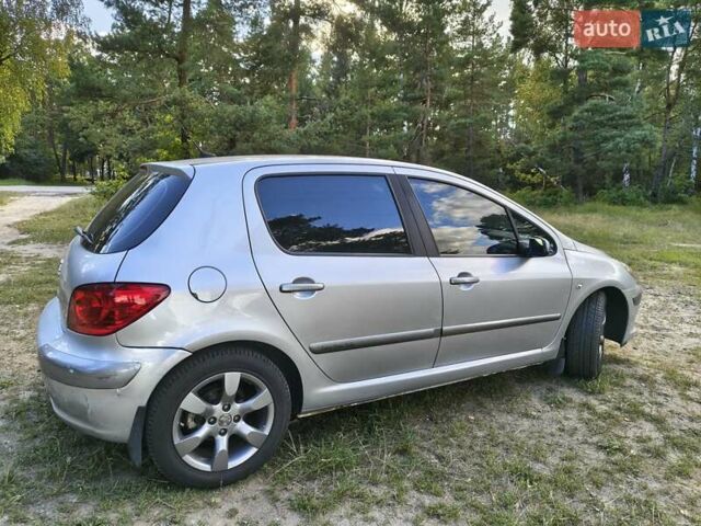 Серый Пежо 307, объемом двигателя 2 л и пробегом 185 тыс. км за 4400 $, фото 15 на Automoto.ua