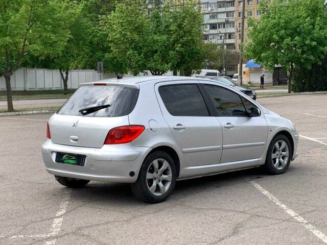 Сірий Пежо 307, об'ємом двигуна 2 л та пробігом 165 тис. км за 4999 $, фото 6 на Automoto.ua