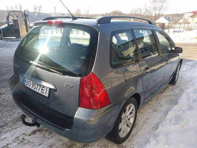 Сірий Пежо 307, об'ємом двигуна 1.6 л та пробігом 272 тис. км за 5500 $, фото 6 на Automoto.ua