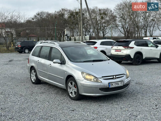 Серый Пежо 307, объемом двигателя 2 л и пробегом 351 тыс. км за 2550 $, фото 1 на Automoto.ua