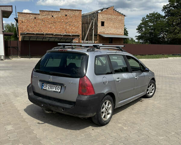 Сірий Пежо 307, об'ємом двигуна 2 л та пробігом 395 тис. км за 2700 $, фото 3 на Automoto.ua
