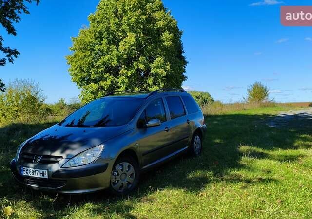 Сірий Пежо 307, об'ємом двигуна 1.6 л та пробігом 360 тис. км за 2998 $, фото 10 на Automoto.ua