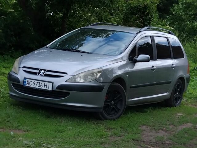 Серый Пежо 307, объемом двигателя 1.6 л и пробегом 333 тыс. км за 3300 $, фото 3 на Automoto.ua