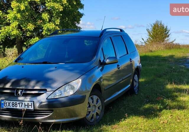 Сірий Пежо 307, об'ємом двигуна 1.6 л та пробігом 360 тис. км за 2998 $, фото 1 на Automoto.ua