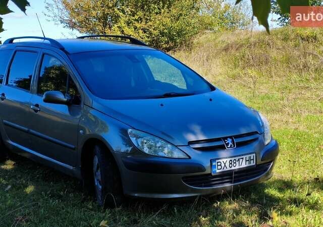 Сірий Пежо 307, об'ємом двигуна 1.6 л та пробігом 360 тис. км за 2998 $, фото 7 на Automoto.ua