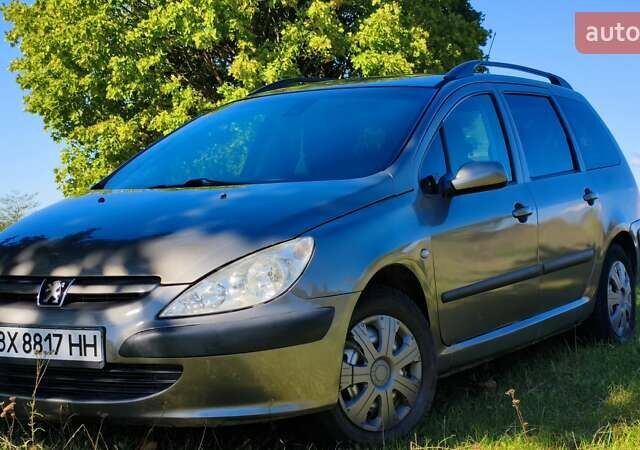Сірий Пежо 307, об'ємом двигуна 1.6 л та пробігом 360 тис. км за 2998 $, фото 9 на Automoto.ua