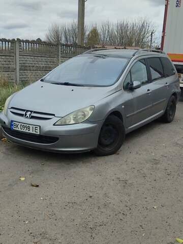 Сірий Пежо 307, об'ємом двигуна 2.01 л та пробігом 324 тис. км за 3000 $, фото 14 на Automoto.ua