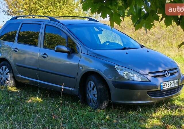 Сірий Пежо 307, об'ємом двигуна 1.6 л та пробігом 360 тис. км за 2998 $, фото 6 на Automoto.ua