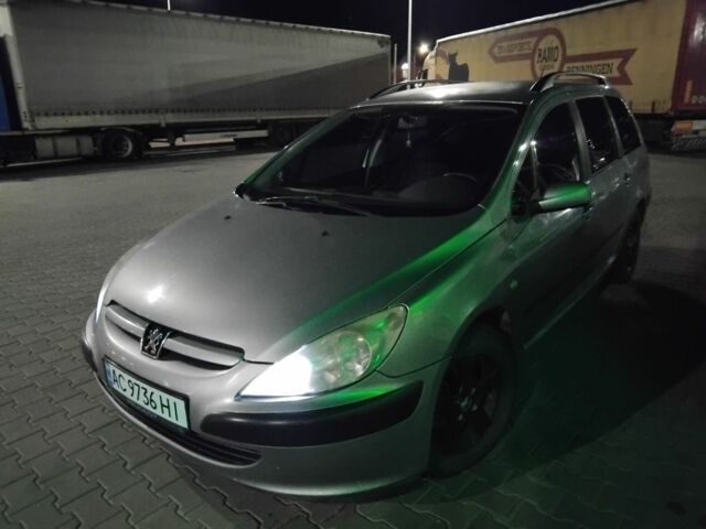 Серый Пежо 307, объемом двигателя 1.6 л и пробегом 333 тыс. км за 3300 $, фото 1 на Automoto.ua