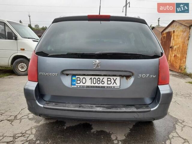 Серый Пежо 307, объемом двигателя 2 л и пробегом 315 тыс. км за 4000 $, фото 8 на Automoto.ua