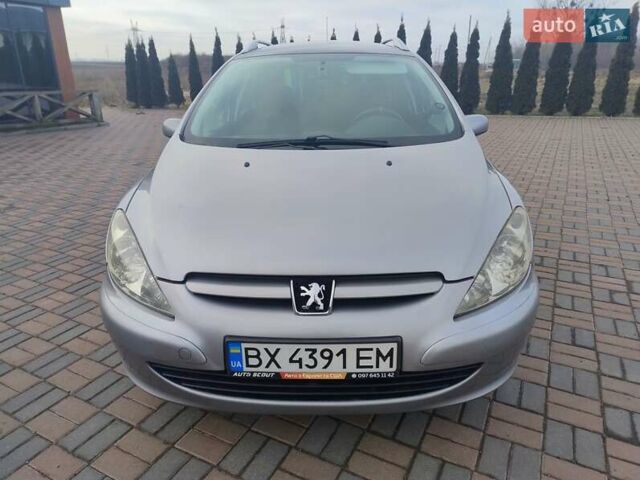 Сірий Пежо 307, об'ємом двигуна 1.6 л та пробігом 345 тис. км за 3800 $, фото 1 на Automoto.ua