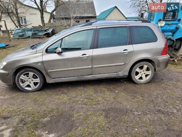 Серый Пежо 307, объемом двигателя 2 л и пробегом 261 тыс. км за 4500 $, фото 6 на Automoto.ua
