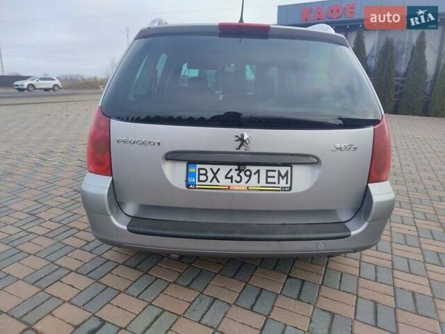 Сірий Пежо 307, об'ємом двигуна 1.6 л та пробігом 345 тис. км за 3800 $, фото 5 на Automoto.ua