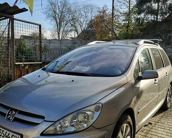 Серый Пежо 307, объемом двигателя 1.56 л и пробегом 265 тыс. км за 4200 $, фото 4 на Automoto.ua