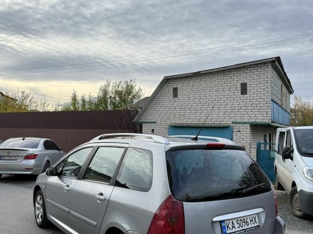 Серый Пежо 307, объемом двигателя 1.6 л и пробегом 227 тыс. км за 3650 $, фото 7 на Automoto.ua