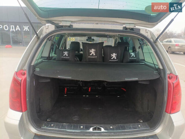 Сірий Пежо 307, об'ємом двигуна 1.56 л та пробігом 340 тис. км за 4500 $, фото 21 на Automoto.ua