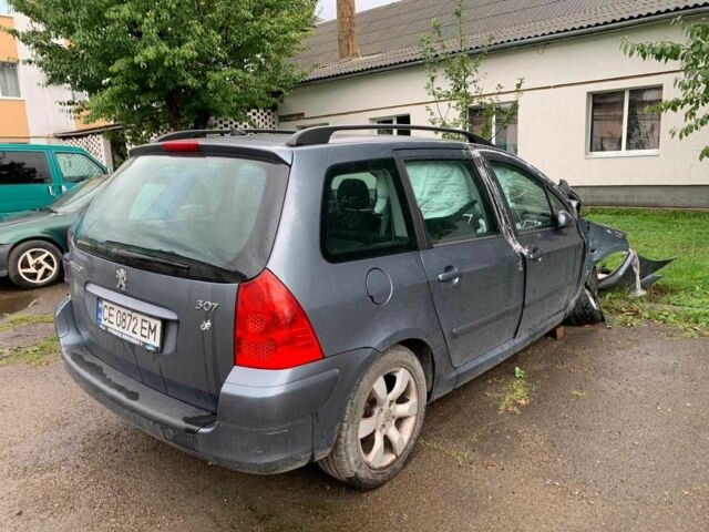 Сірий Пежо 307, об'ємом двигуна 1.6 л та пробігом 250 тис. км за 1200 $, фото 7 на Automoto.ua