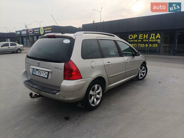 Сірий Пежо 307, об'ємом двигуна 1.56 л та пробігом 340 тис. км за 4500 $, фото 5 на Automoto.ua